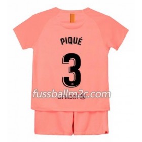 Fußballtrikots FC Barcelona Pique 3 Kinder Ausweich Trikotsatz 2018-2019